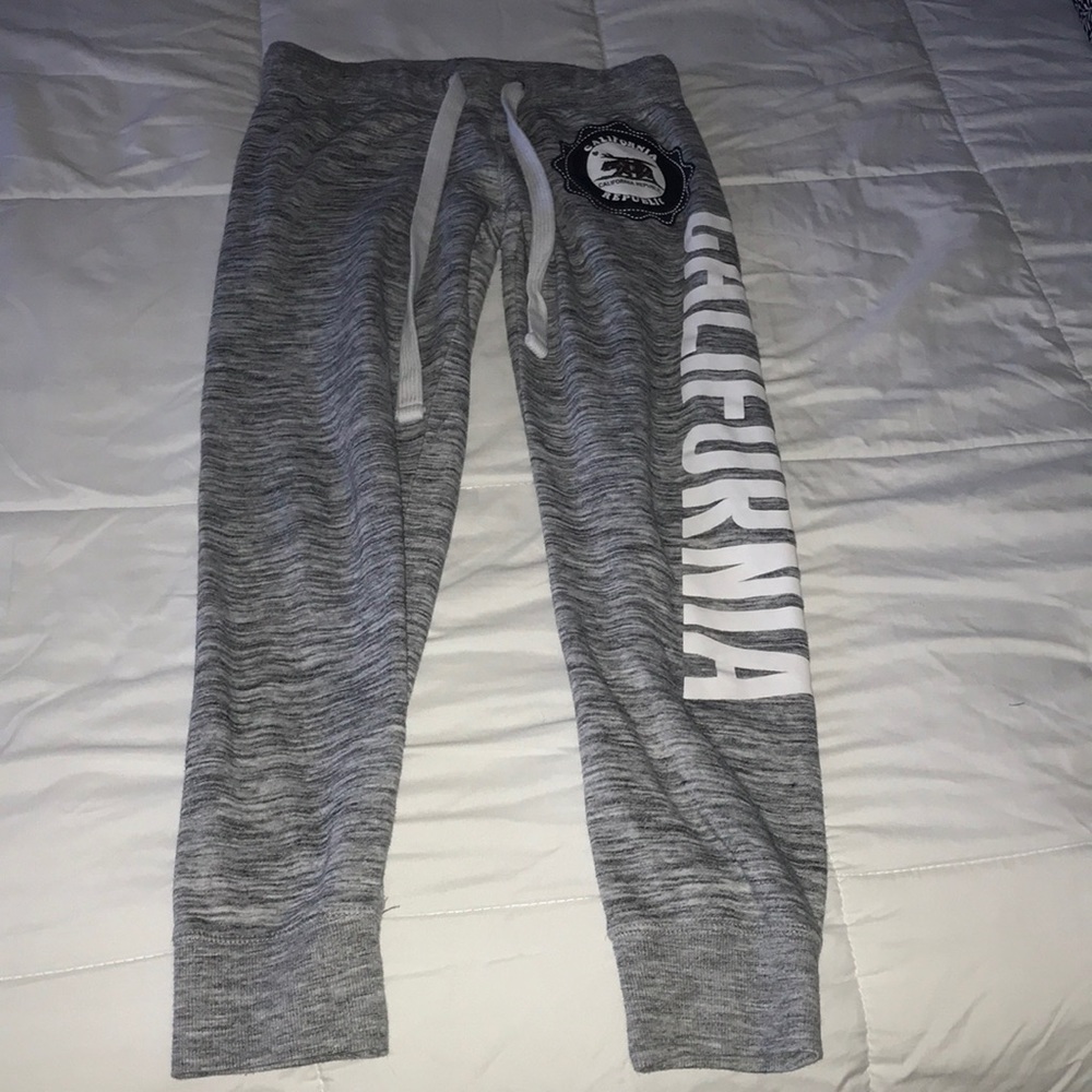 Gray joggers